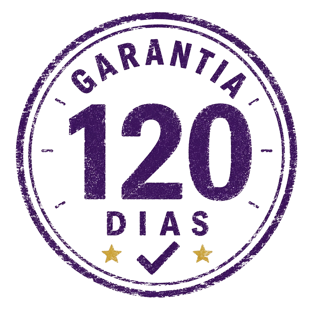 Selo de garantia de 120 dias